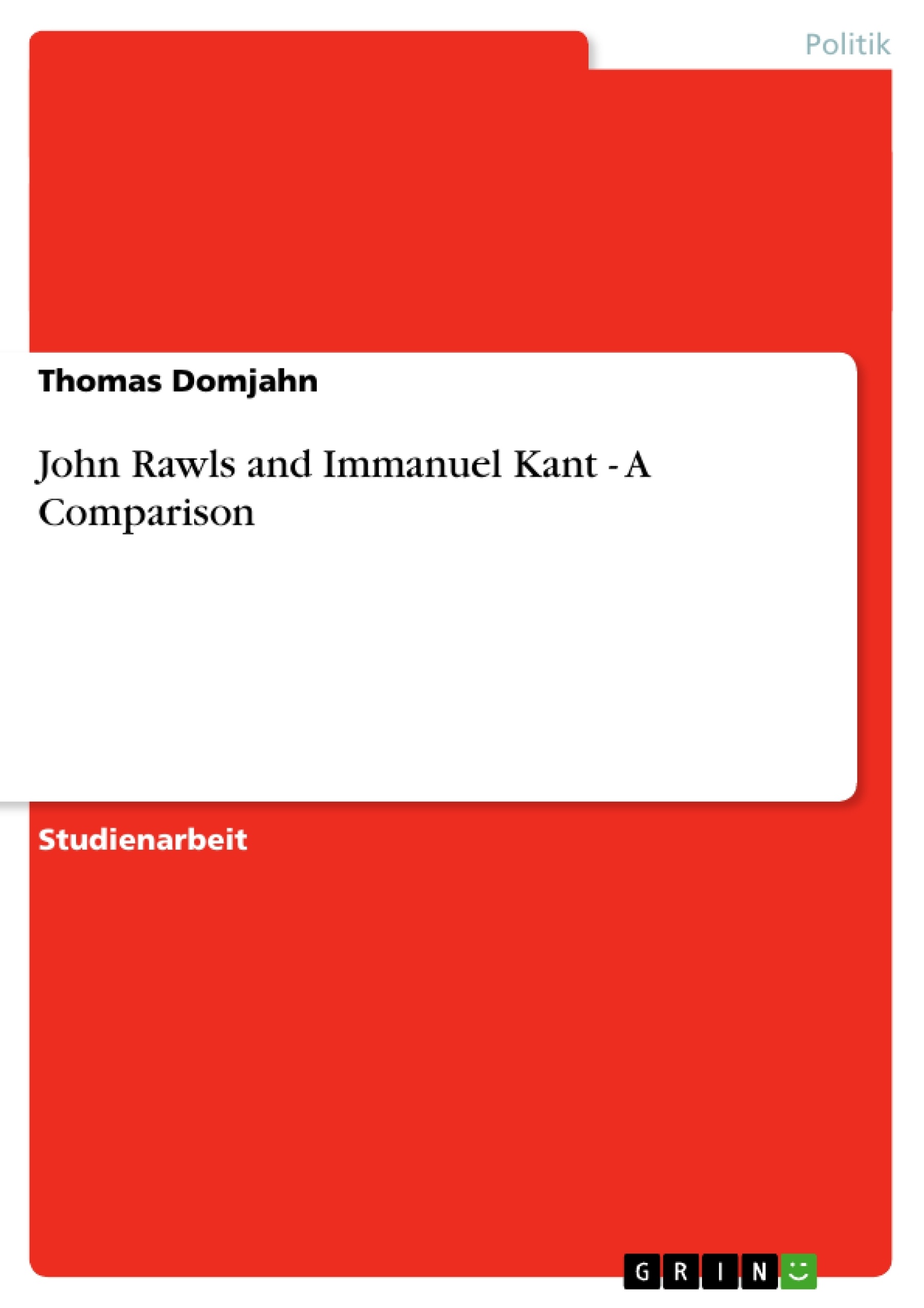 Thesis on immanuel kant