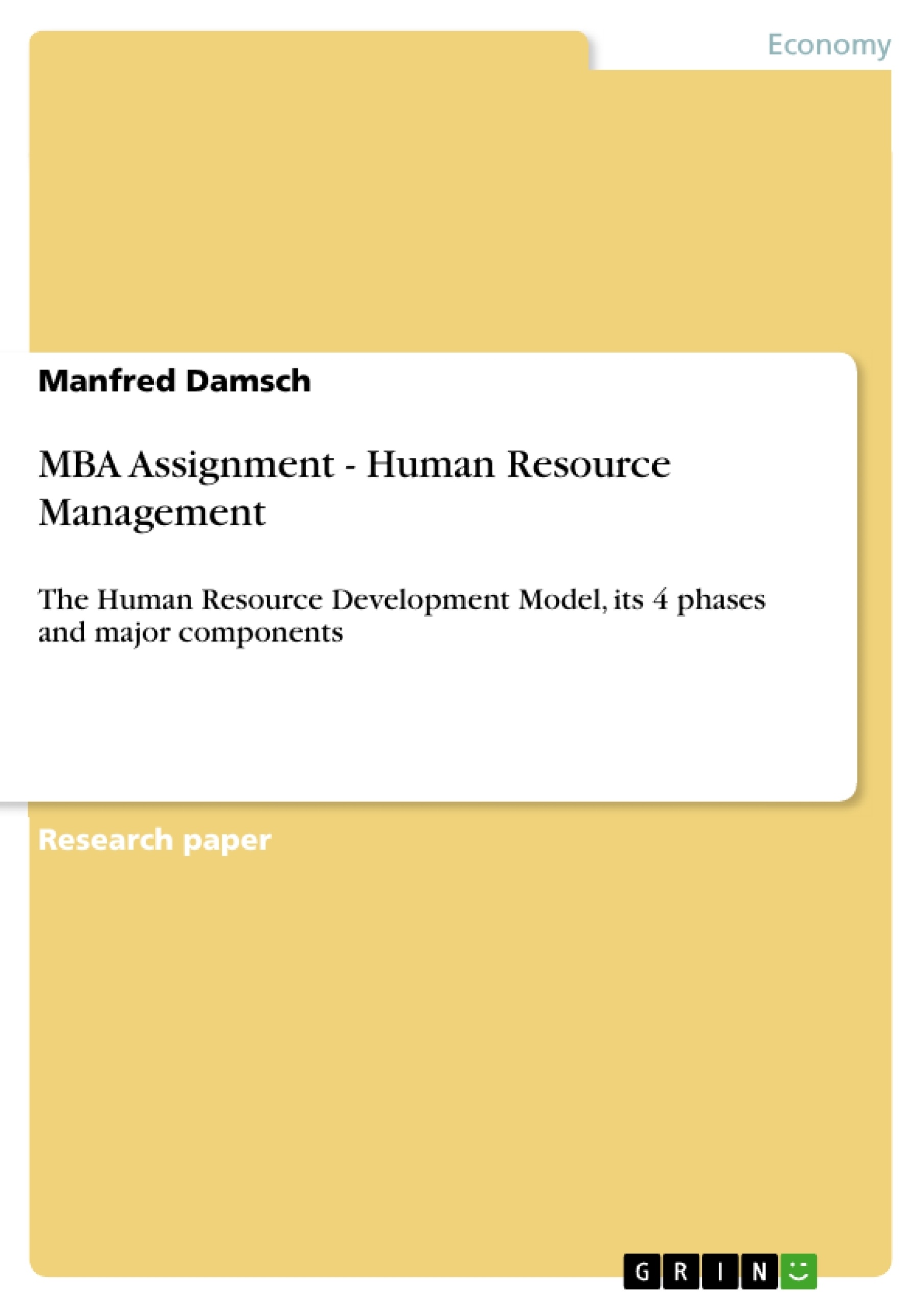 Dissertation on the role of it in human resource development