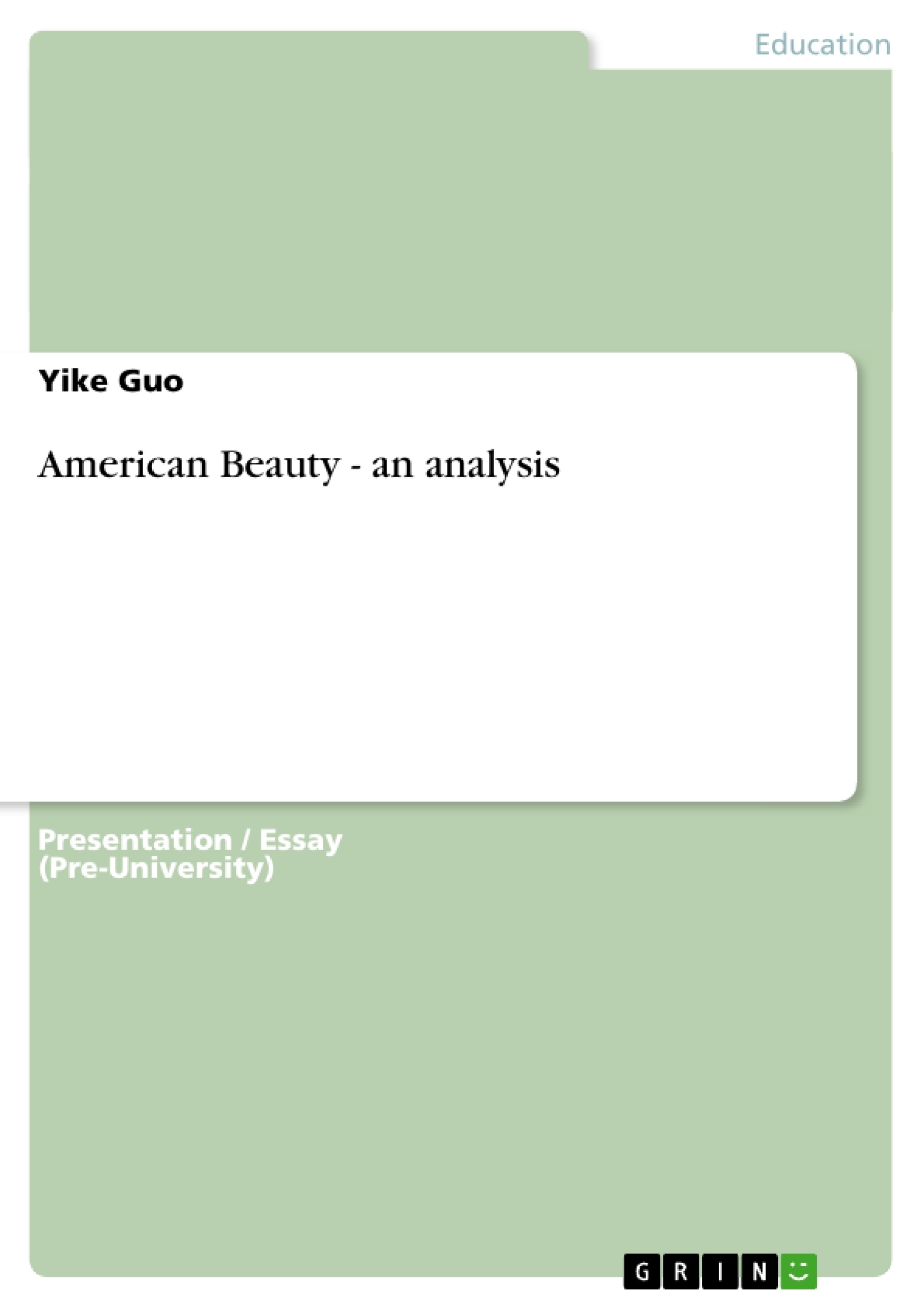Buy research papers online cheap the graduate/american beauty sequence analysis