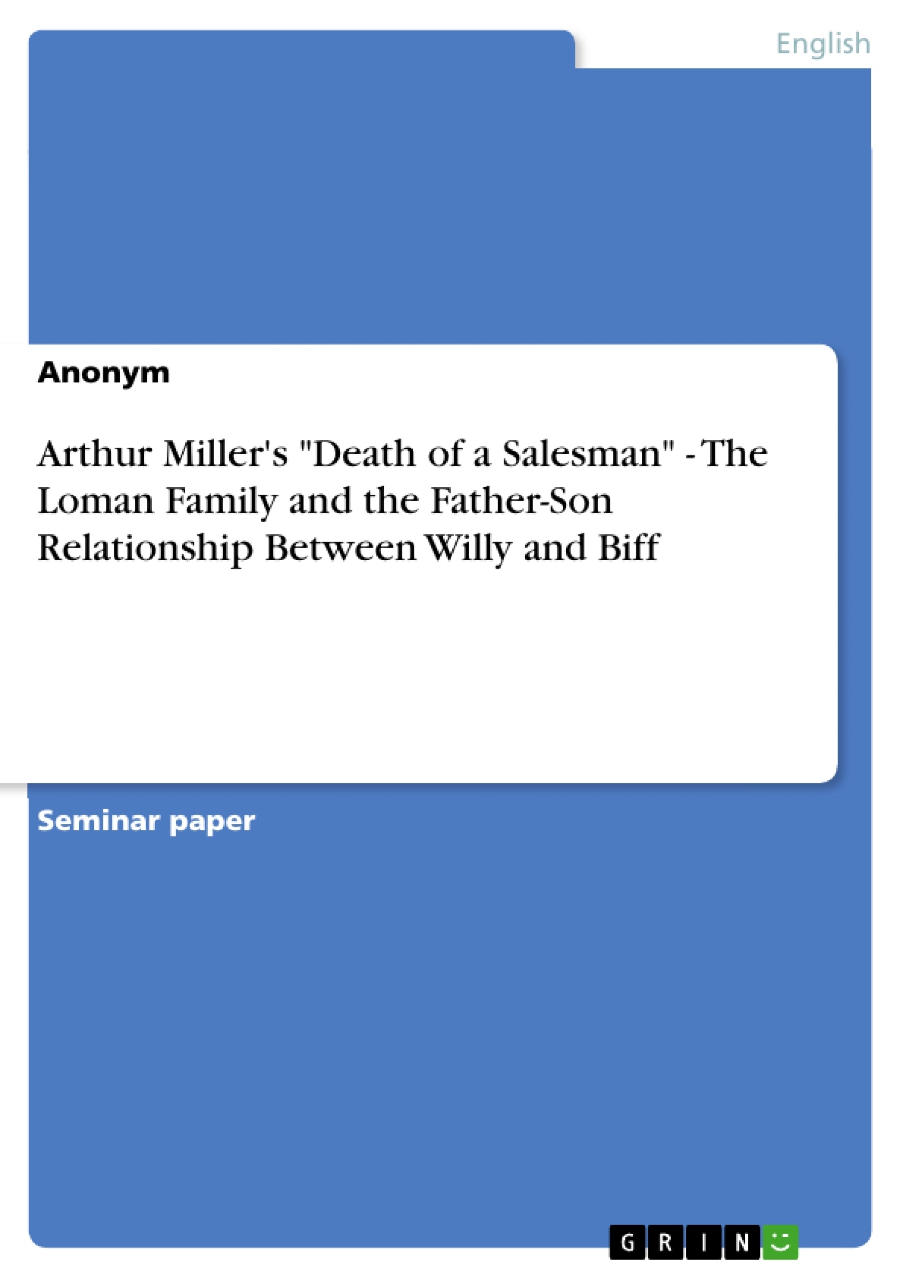 Death of a salesman family essay