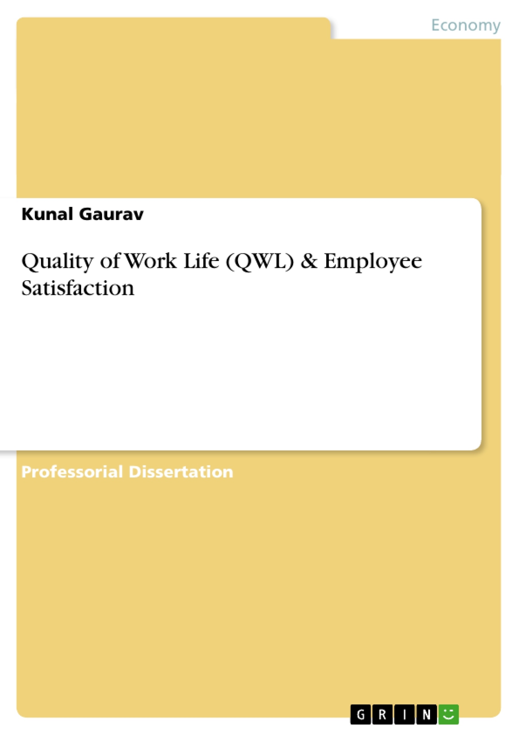 Business research paper on employee satisfaction