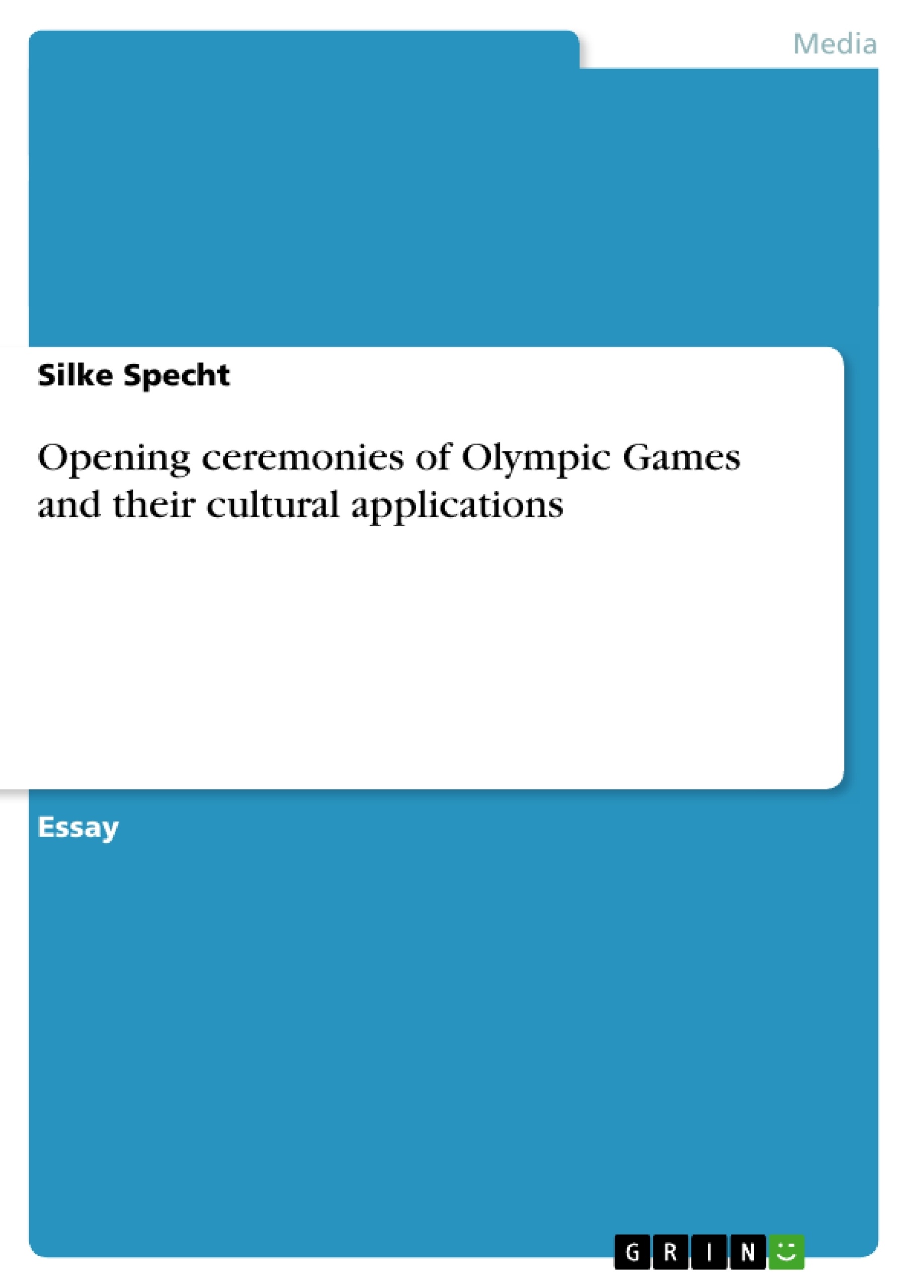 The olympic games essay