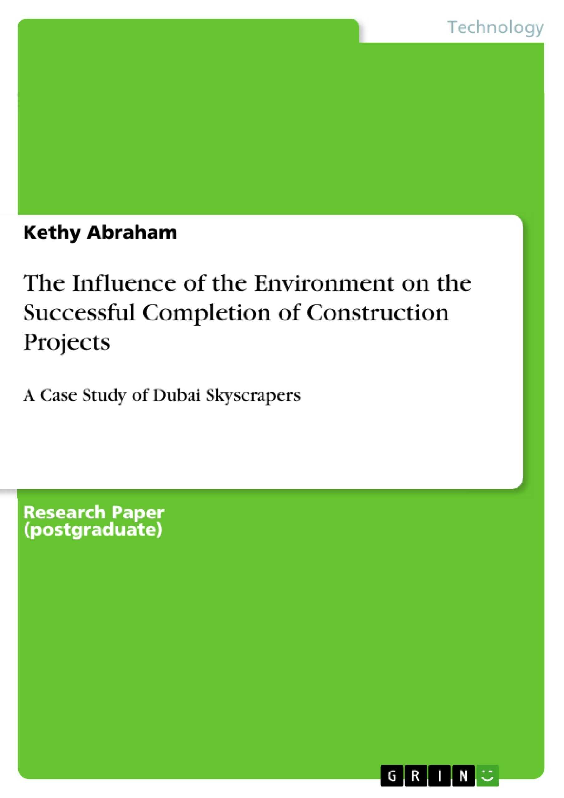 Green construction research papers