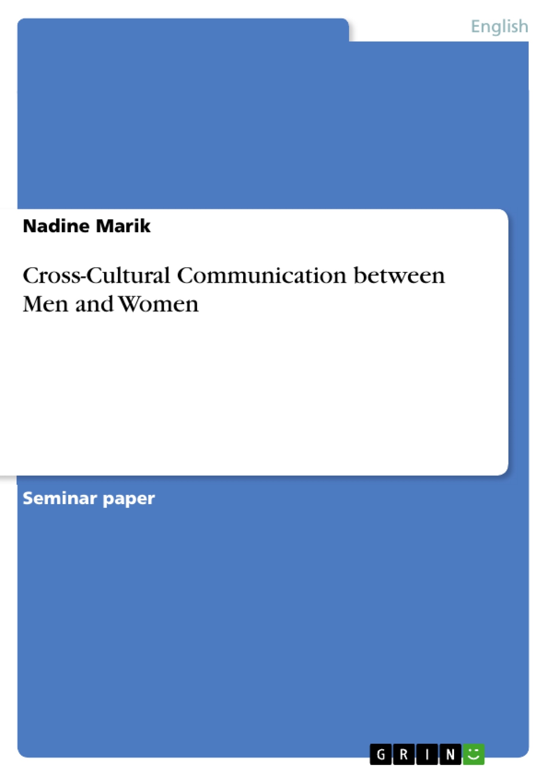 Compare and contrast essay on men and women communication