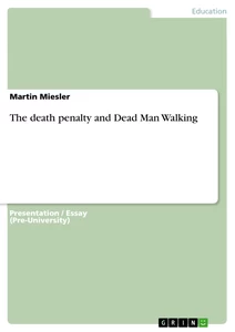 Thesis for death penalty essay