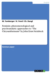 Feminist, phenomenological and psychoanalytic approaches to quot;The 
