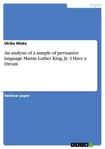 Martin luther king argumentative essay
