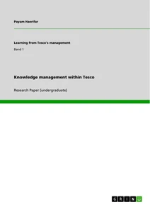 Thesis knowledge management solutions