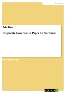 Starbucks Coffee’s Organizational Structure & Its Characteristics