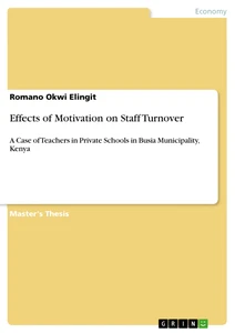 Thesis on human resources motivation