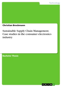 Supply chain case studies book