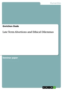 Research paper on late term abortion