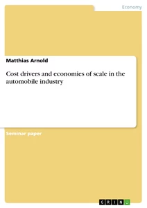 Thesis automobile industry