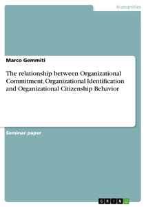 Organizational commitment thesis