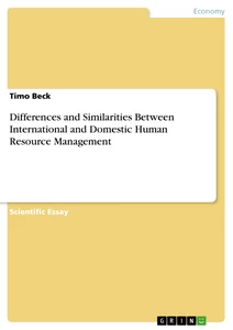 Differences Between Human Resource Management And Personnel Management Pdf